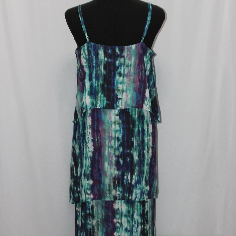 Mossimo Three Tier Strappy Fully Lined Maxi Dress - Picture 7 of 16